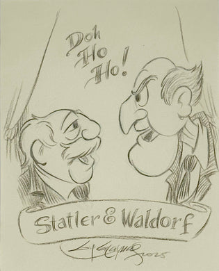Waldorf and Statler - Guy Gilchrist Original