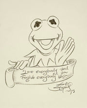 Load image into Gallery viewer, Kermit &quot;Love everybody..&quot; - Guy Gilchrist Original