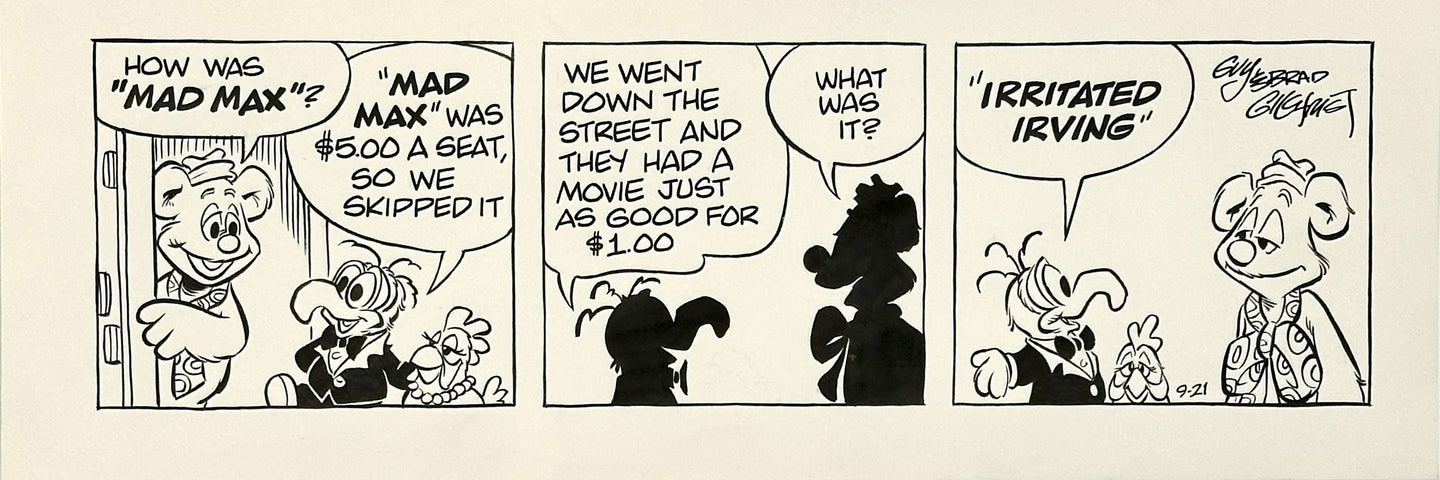 1985 Muppets Comic Strip Original