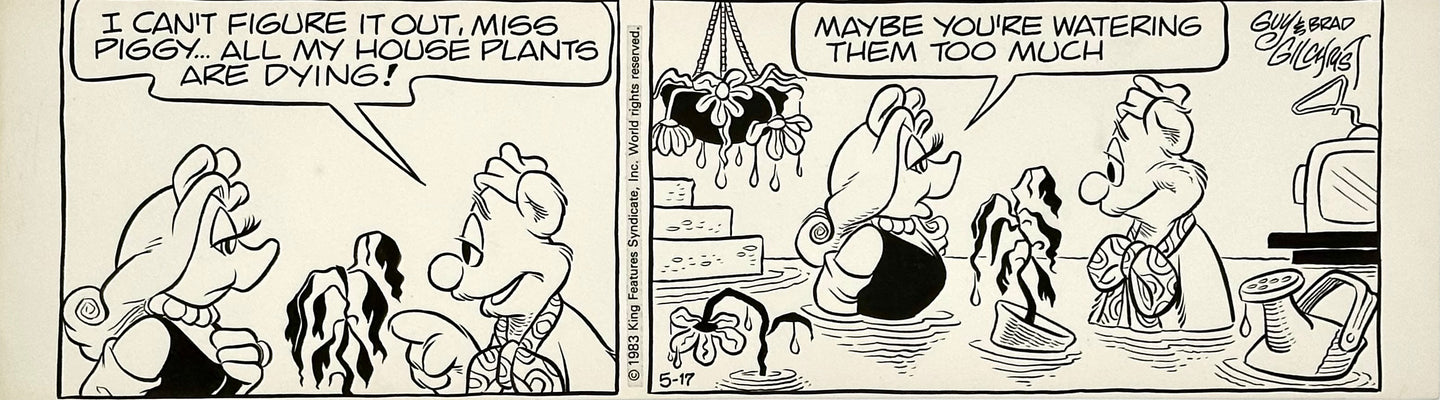 1983 Muppets Comic Strip Original