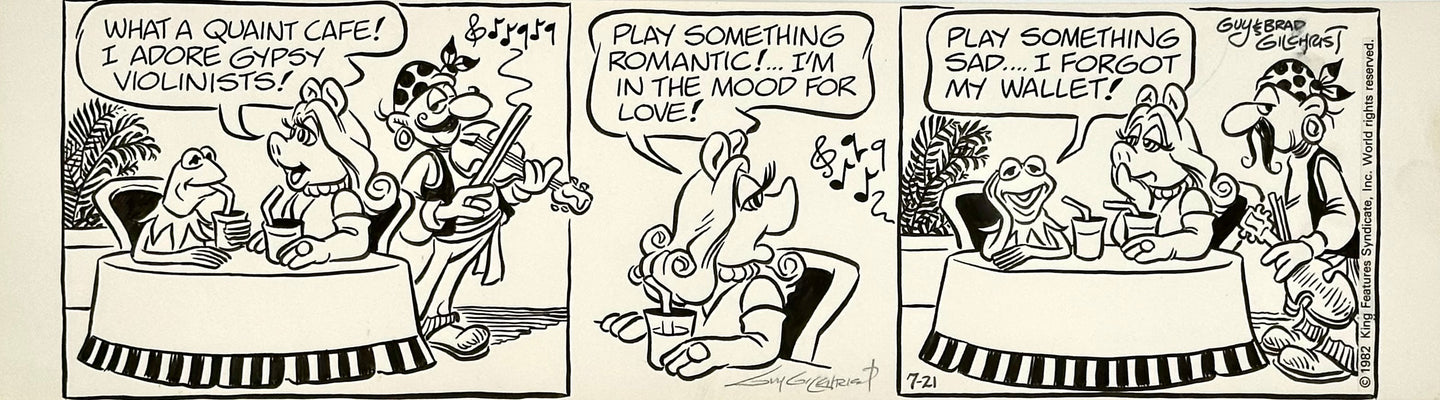 1982 Muppets Comic Strip Original