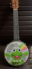 Load image into Gallery viewer, Rainbow Connection Banjo Ukulele, Drawn by Guy Gilchrist