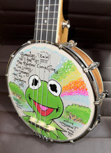 Load image into Gallery viewer, Rainbow Connection Banjo Ukulele, Drawn by Guy Gilchrist