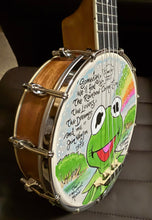 Load image into Gallery viewer, Rainbow Connection Banjo Ukulele, Drawn by Guy Gilchrist