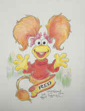 Load image into Gallery viewer, Red Fraggle Sketch - Guy Gilchrist Original