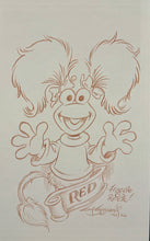 Load image into Gallery viewer, Red One Color Sketch - Guy Gilchrist Original