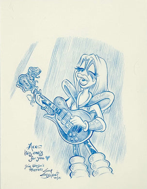 Janice as Ace - Guy Gilchrist Original