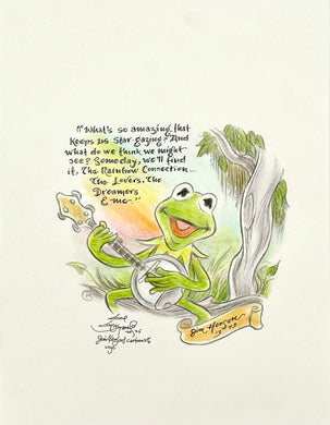 Kermit Rainbow Connection - Guy Gilchrist Original