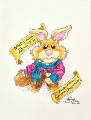 Bean Bunny “Fine Fellow” - Guy Gilchrist Original