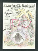 Load image into Gallery viewer, Marjory the Trash Heap Trading Card - Guy Gilchrist Original