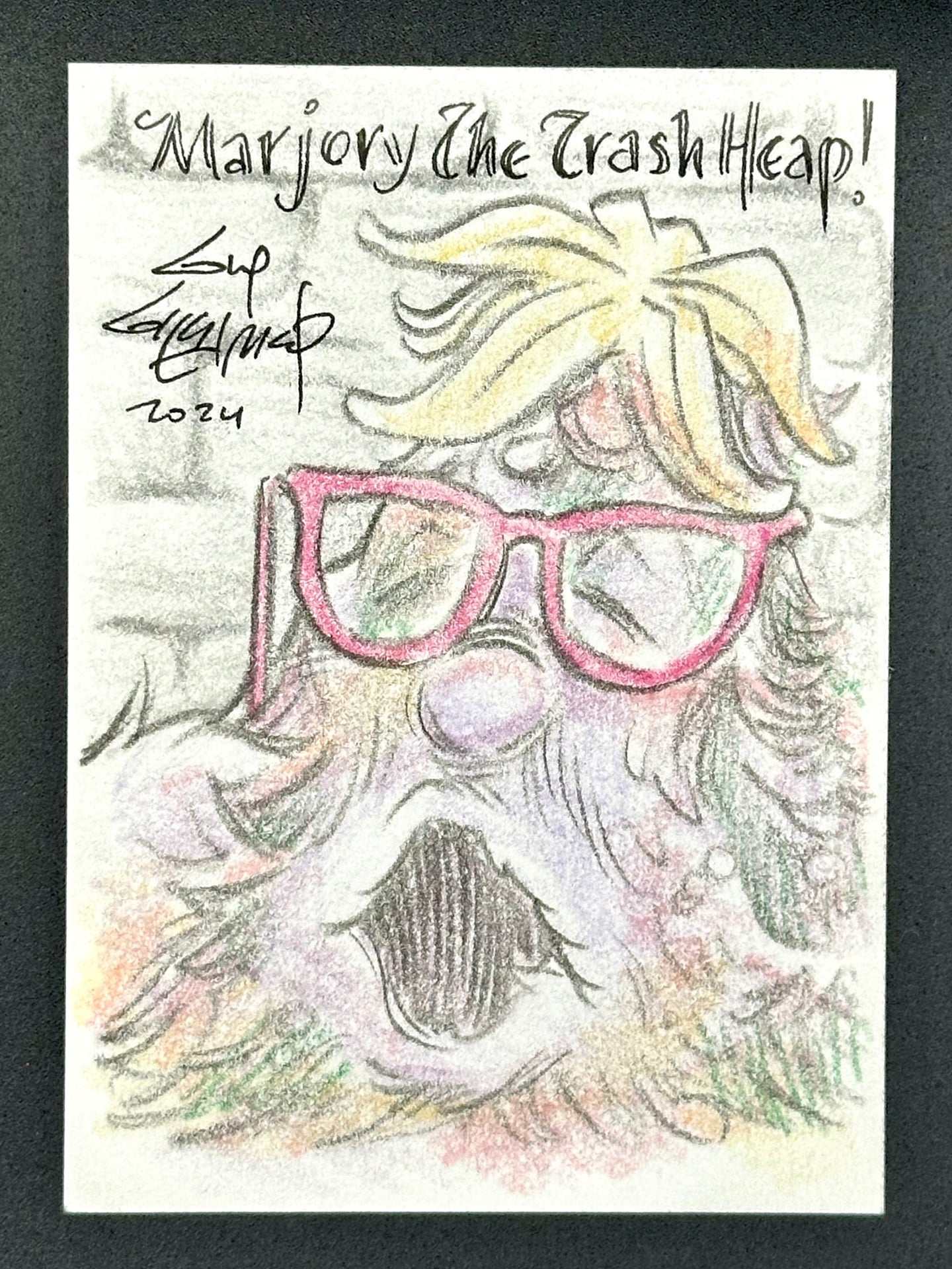 Marjory the Trash Heap Trading Card - Guy Gilchrist Original