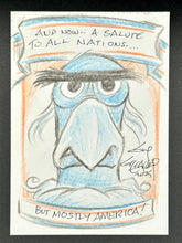 Load image into Gallery viewer, Sam the Eagle Trading Card - Guy Gilchrist Original