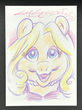 Load image into Gallery viewer, Miss Piggy Trading Card - Guy Gilchrist Original