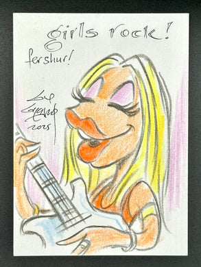 Janice Trading Card - Guy Gilchrist Original