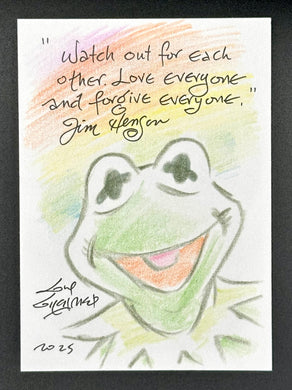 Kermit Trading Card - Guy Gilchrist Original