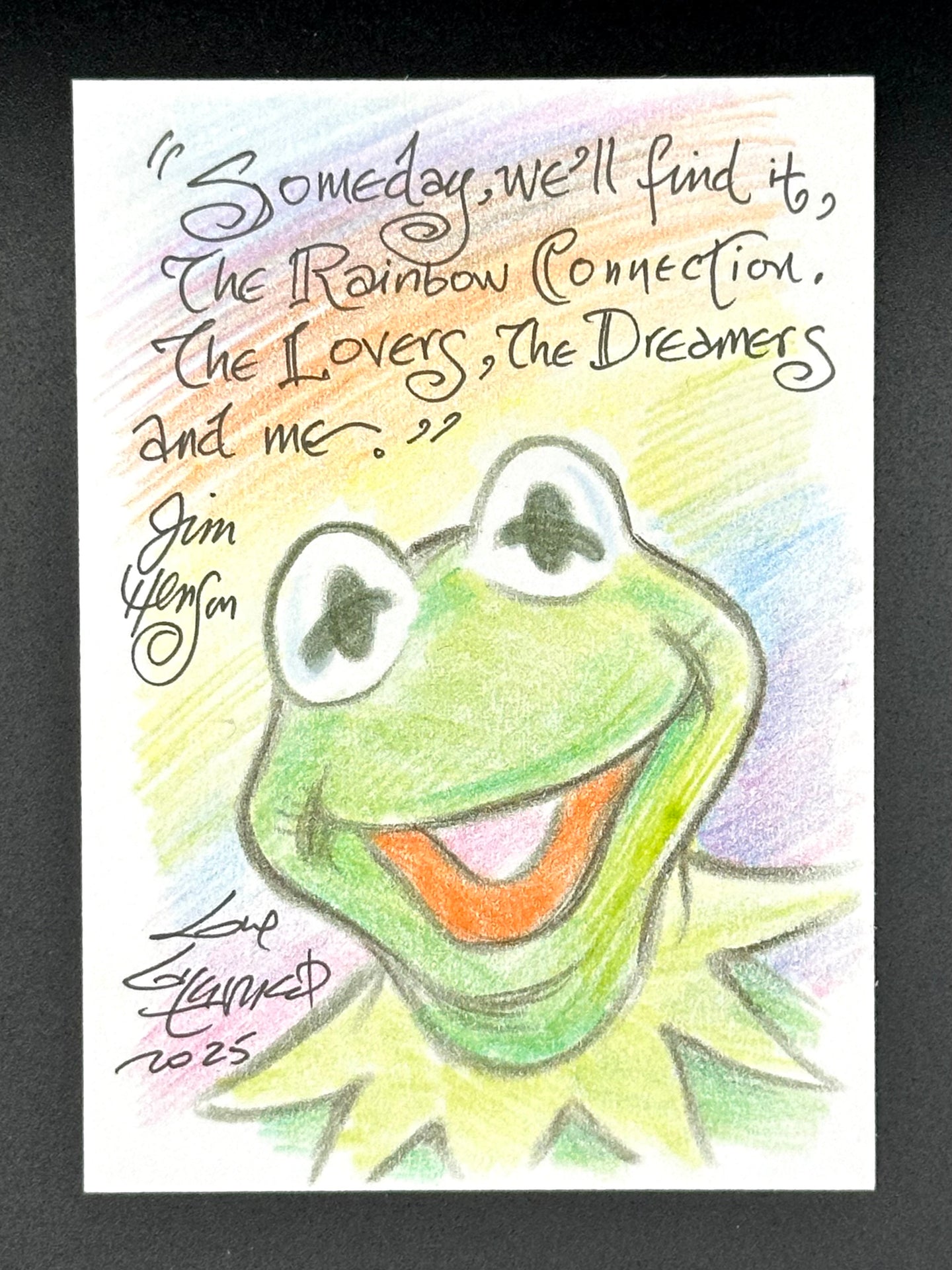 Kermit Trading Card - Guy Gilchrist Original