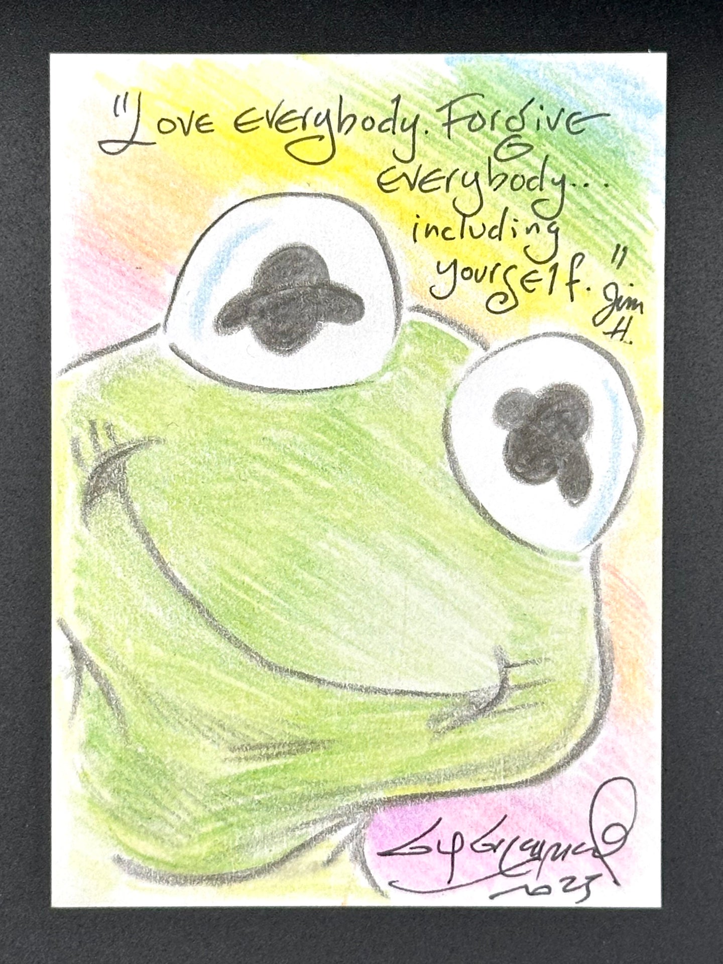 Kermit Trading Card - Guy Gilchrist Original