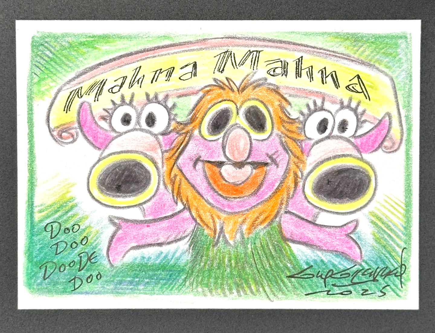Mahna Mahna Trading Card - Guy Gilchrist Original