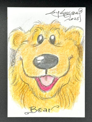 Bear in the Blue House Trading Card - Guy Gilchrist Original