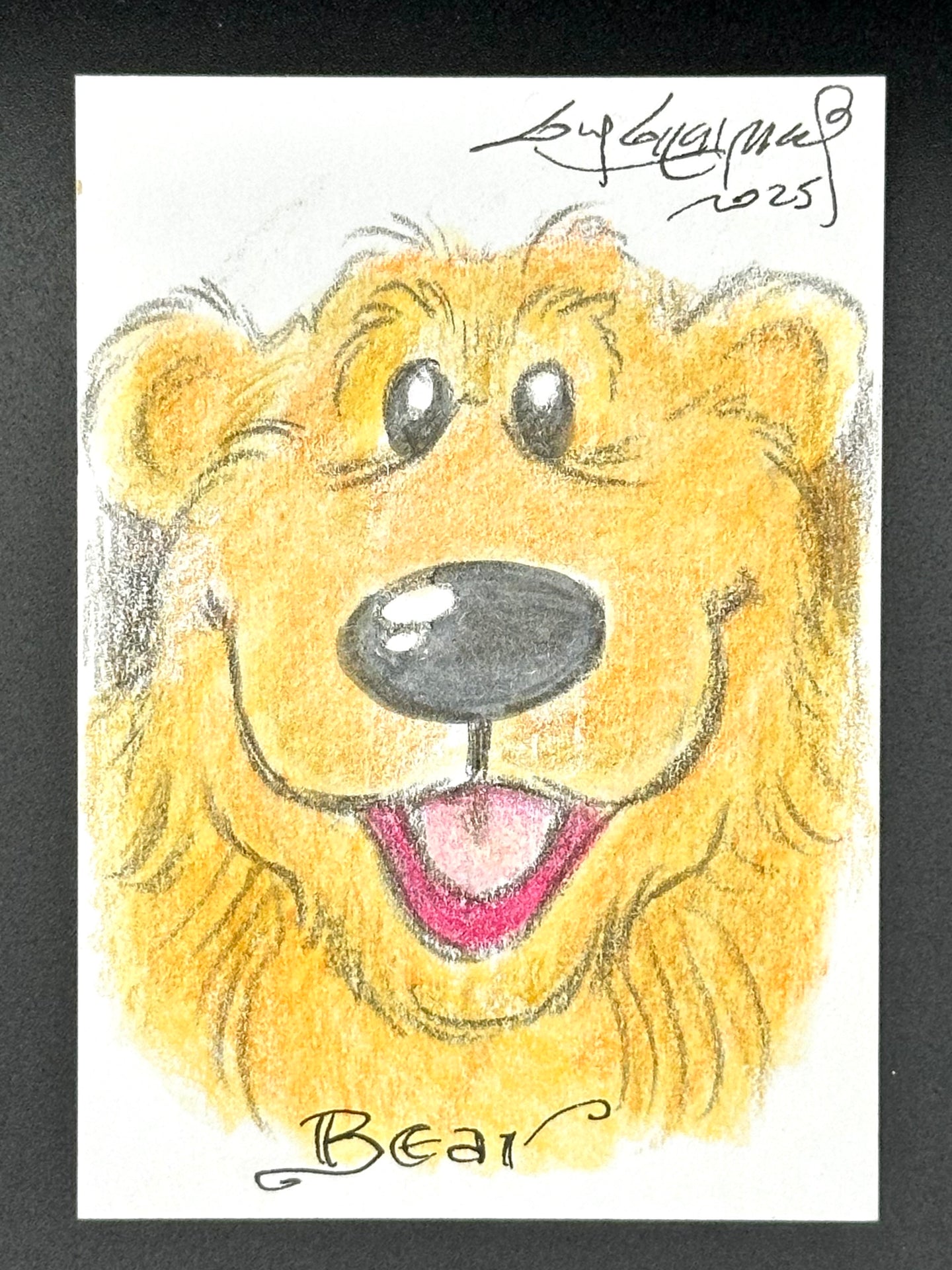 Bear in the Blue House Trading Card - Guy Gilchrist Original