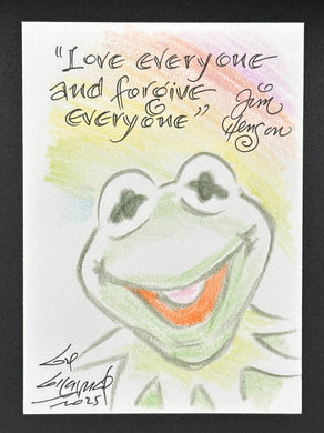 Kermit Trading Card - Guy Gilchrist Original