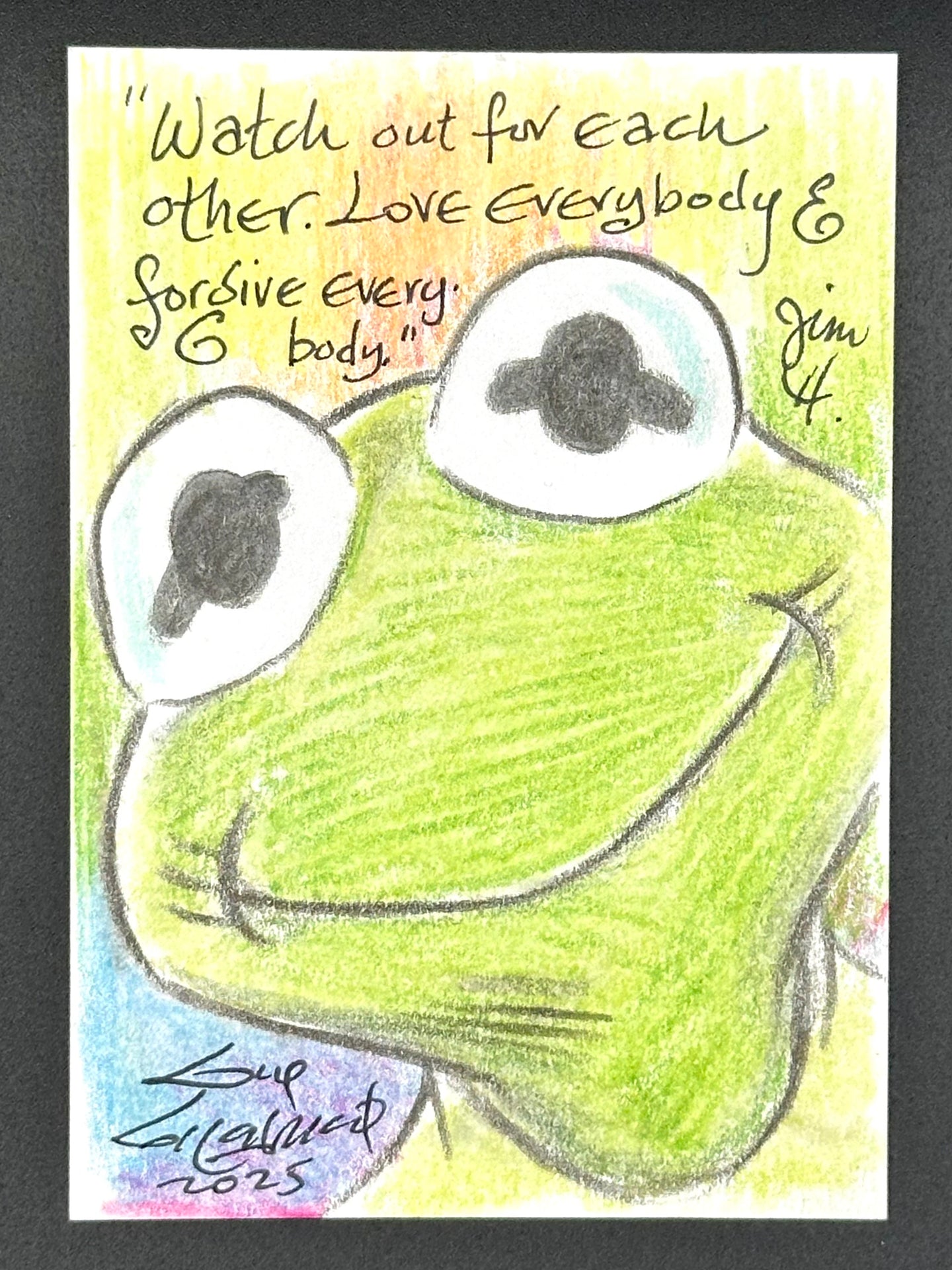 Kermit Trading Card - Guy Gilchrist Original