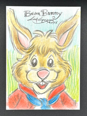 Bean Bunny Trading Card - Guy Gilchrist Original