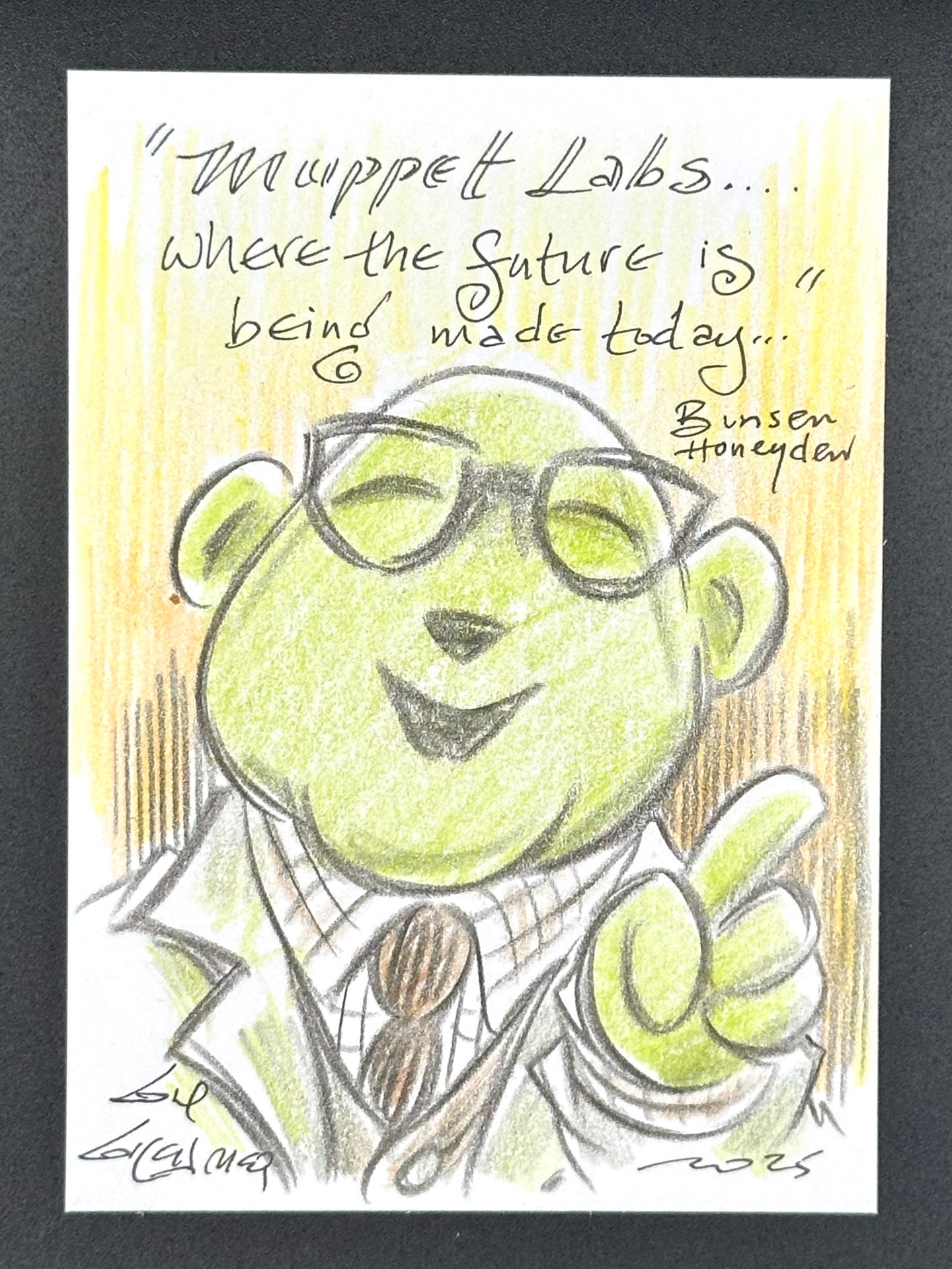 Bunsen Trading Card - Guy Gilchrist Original