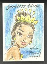 Load image into Gallery viewer, Princess Tiana Trading Card - Guy Gilchrist Original