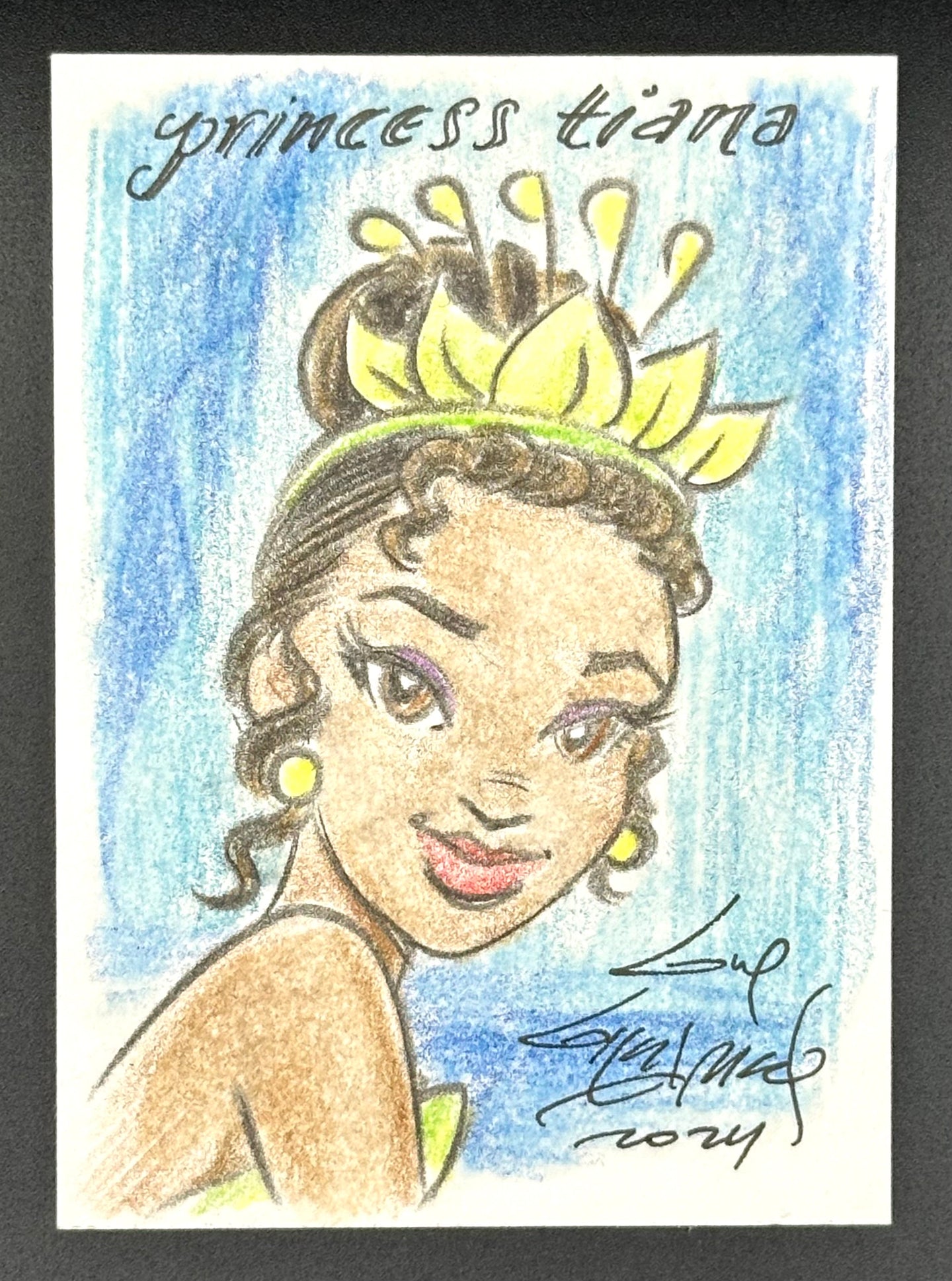 Princess Tiana Trading Card - Guy Gilchrist Original