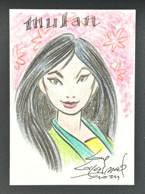 Mulan Trading Card - Guy Gilchrist Original