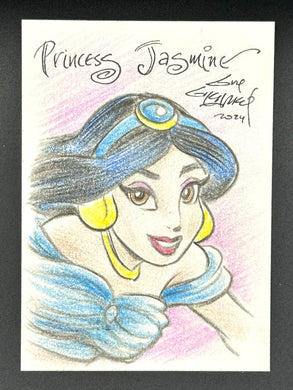 Princess Jasmine Trading Card - Guy Gilchrist Original