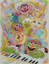 Load image into Gallery viewer, Muppets Rock ‘n Roller Coaster Art Print and Poster - Created by Guy Gilchrist