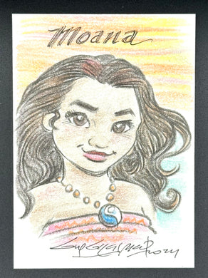 Moana Trading Card - Guy Gilchrist Original