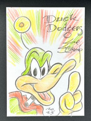 Duck Dodgers Trading Card - Guy Gilchrist Original