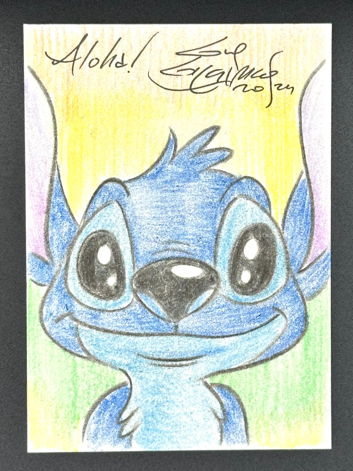 Stitch Trading Card - Guy Gilchrist Original