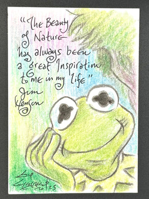 Kermit Trading Card - Guy Gilchrist Original