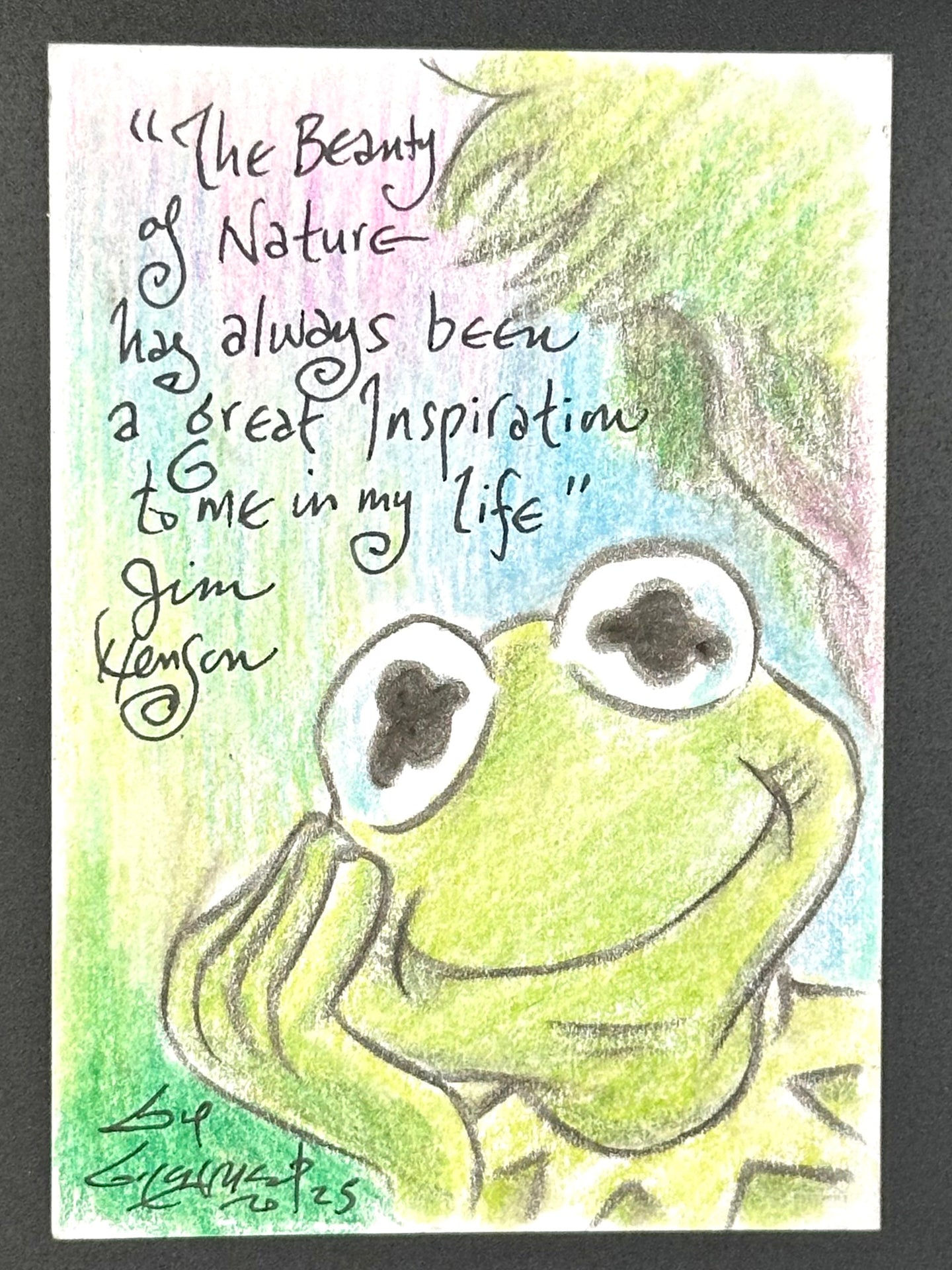 Kermit Trading Card - Guy Gilchrist Original