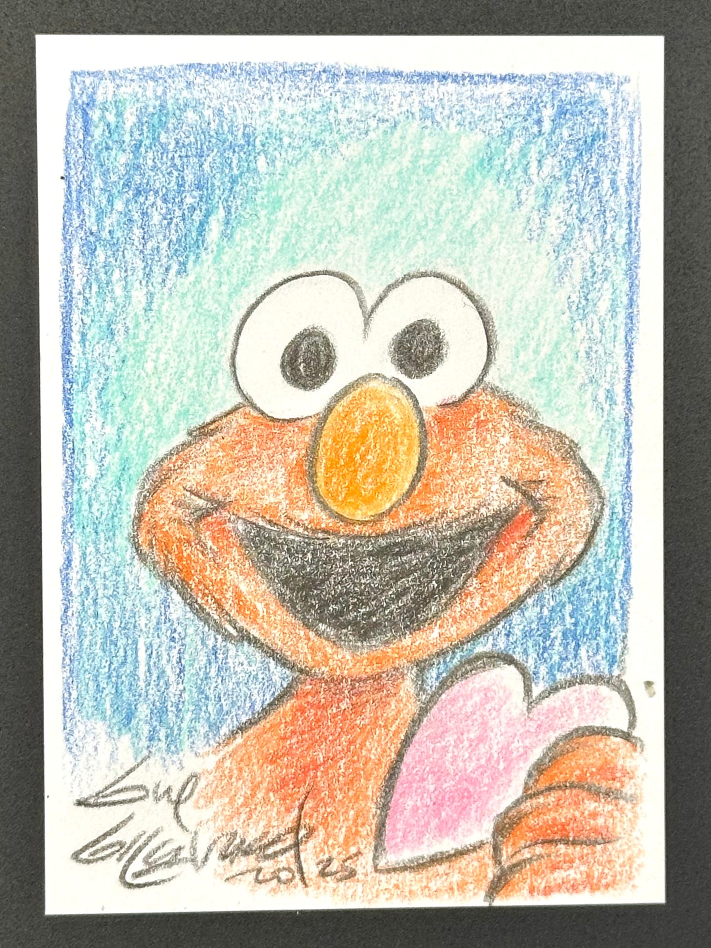 Elmo Trading Card - Guy Gilchrist Original