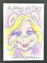 Load image into Gallery viewer, Fabulous Miss Piggy Trading Card - Guy Gilchrist Original