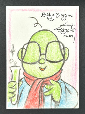 Baby Bunsen Trading Card - Guy Gilchrist Original