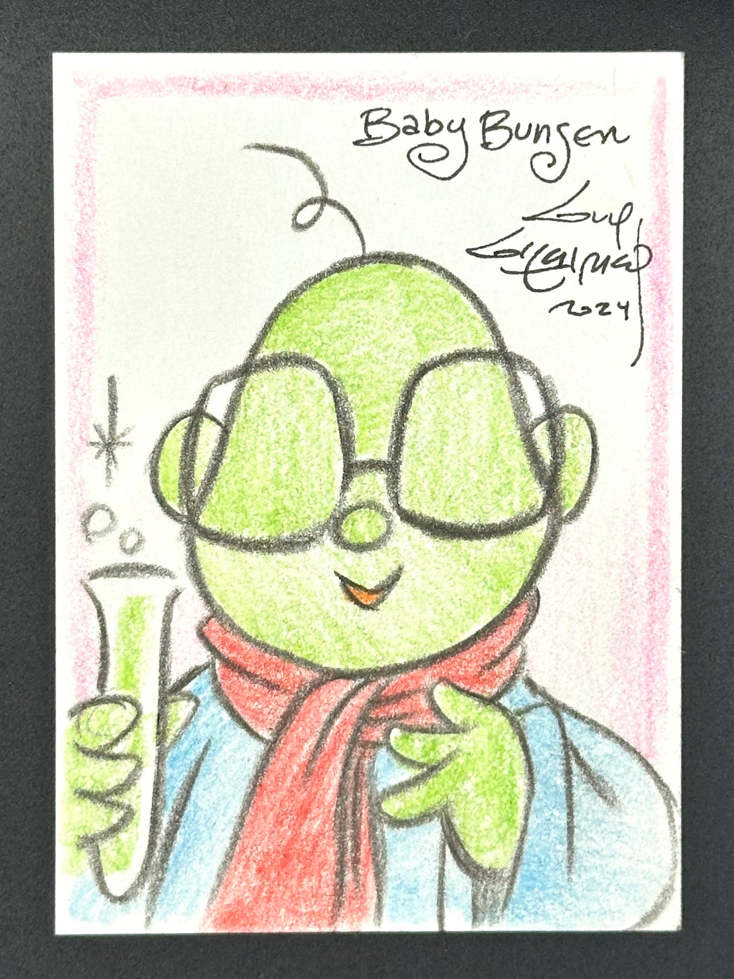 Baby Bunsen Trading Card - Guy Gilchrist Original
