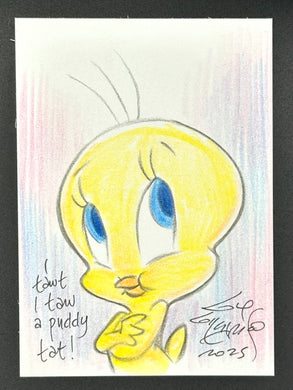 Tweety Bird Trading Card - Guy Gilchrist Original