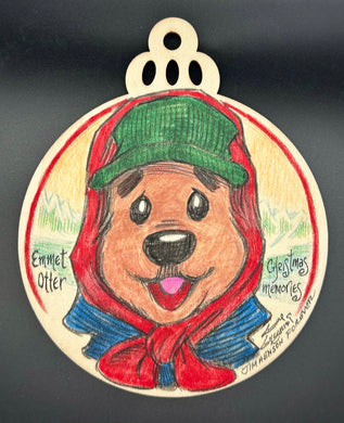 Emmet Otter Christmas Ornament - Guy Gilchrist Original