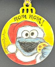 Load image into Gallery viewer, Cookie Monster 3&quot; Christmas Ornament - Guy Gilchrist Original
