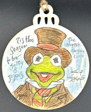 Load image into Gallery viewer, &quot;Tis the Season&quot; Kermit 3&quot; Christmas Ornament - Guy Gilchrist Original