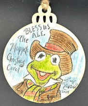 Load image into Gallery viewer, &quot;Bless Us All&quot; Kermit 3&quot; Christmas Ornament - Guy Gilchrist Original