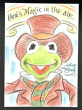 Load image into Gallery viewer, &quot;There&#39;s Magic in the Air&quot; Kermit Trading Card - Guy Gilchrist Original