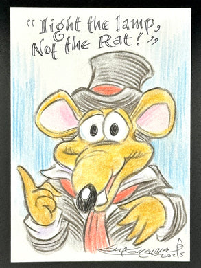 Christmas Rizzo Trading Card - Guy Gilchrist Original