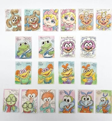 Muppet Babies Original Sketch Trading Card  - Created by Guy Gilchrist